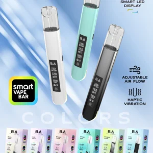 B.A 一代可調式主機 LED顯示屏 發光霧化桿｜兼容所有一代煙彈 台灣熱銷新款