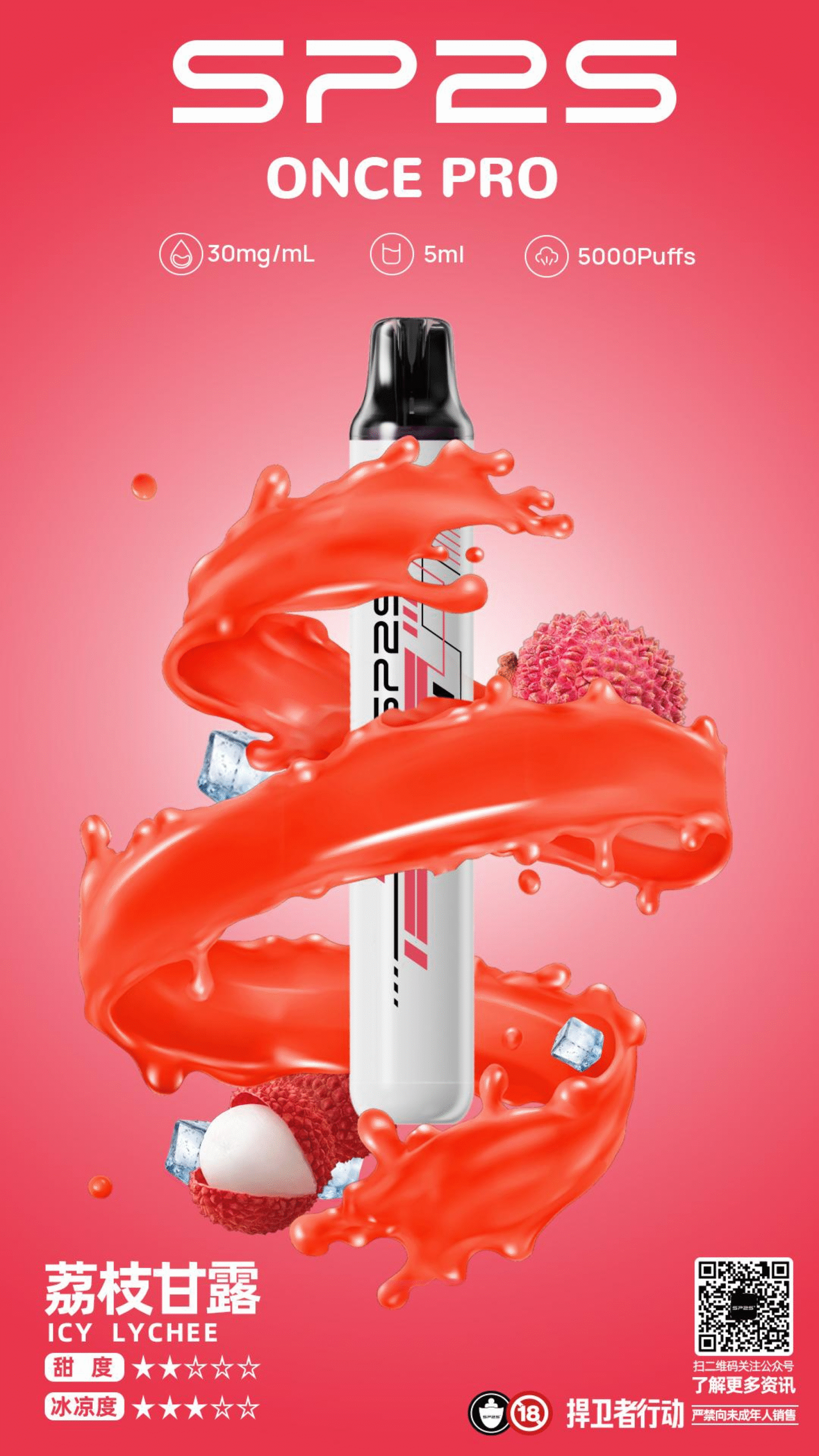 SP2S Once Pro 一次性電子煙 5000口|台灣現貨 即用即拋:圖片 2