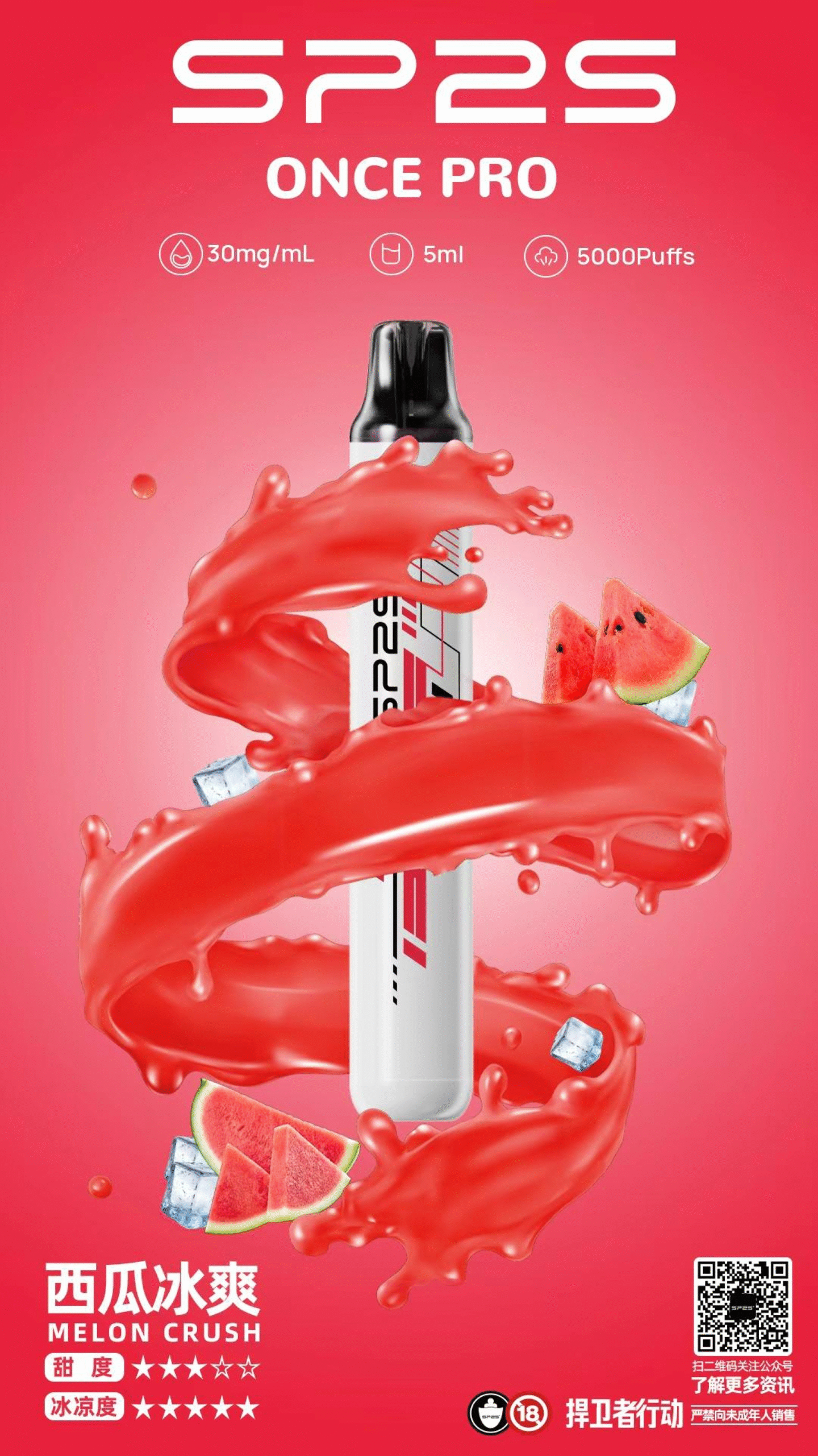 SP2S Once Pro 一次性電子煙 5000口|台灣現貨 即用即拋:圖片 4