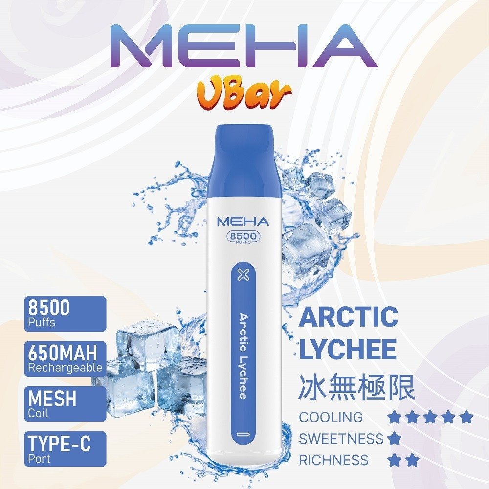 MEHA VBar 小白條一次性電子煙 8500口大容量|拋棄式便攜設計:圖片 5